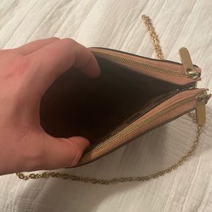 Louis Vuitton Double Zip Pochette Crossbody/Clutch